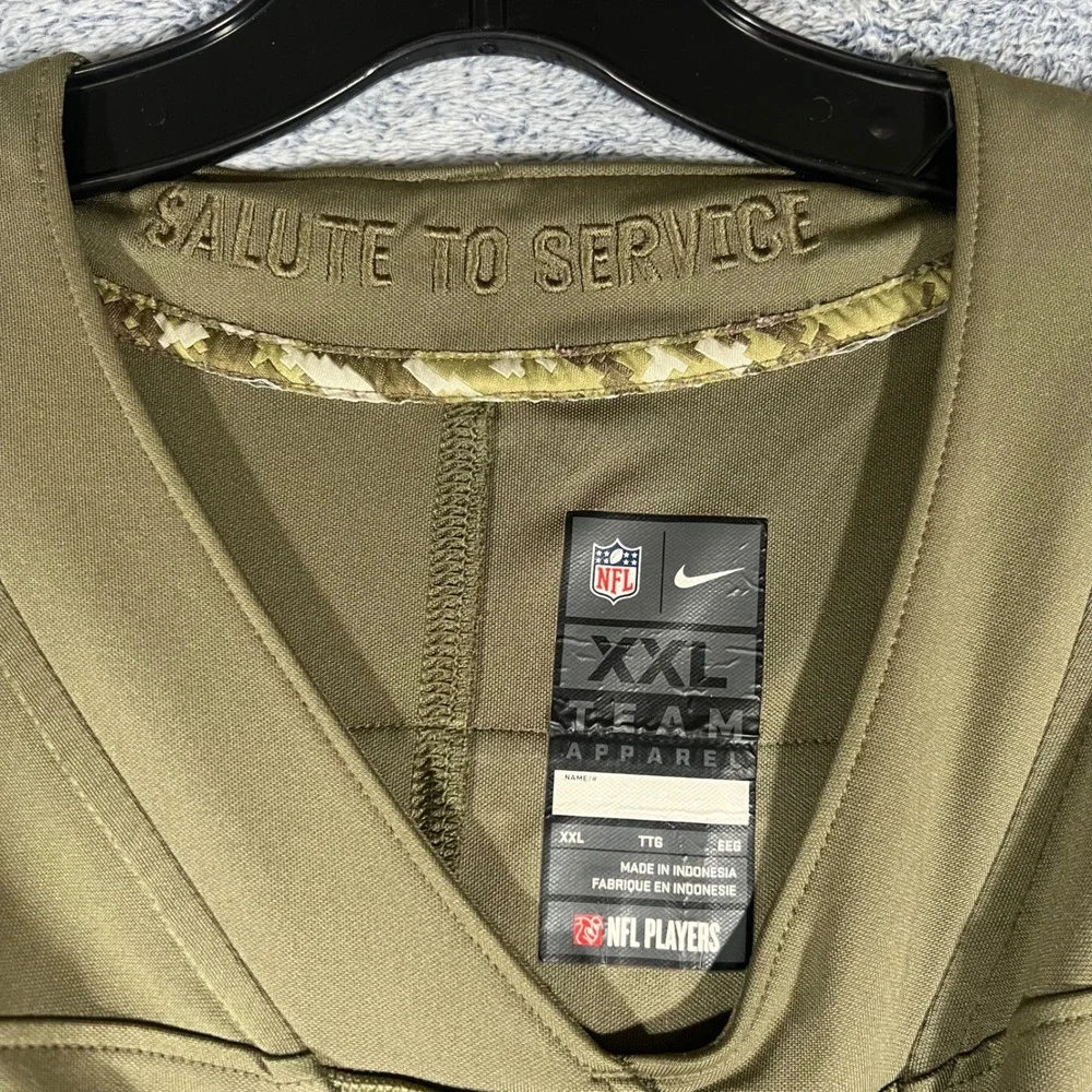 Nike Atlanta Falcons Julio Jones Salute To‎ Service Jersey Olive Green XXL